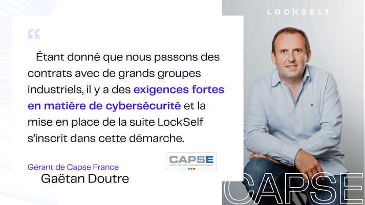 Capse - Gaëtan Doutre - Gérant de Capse France
