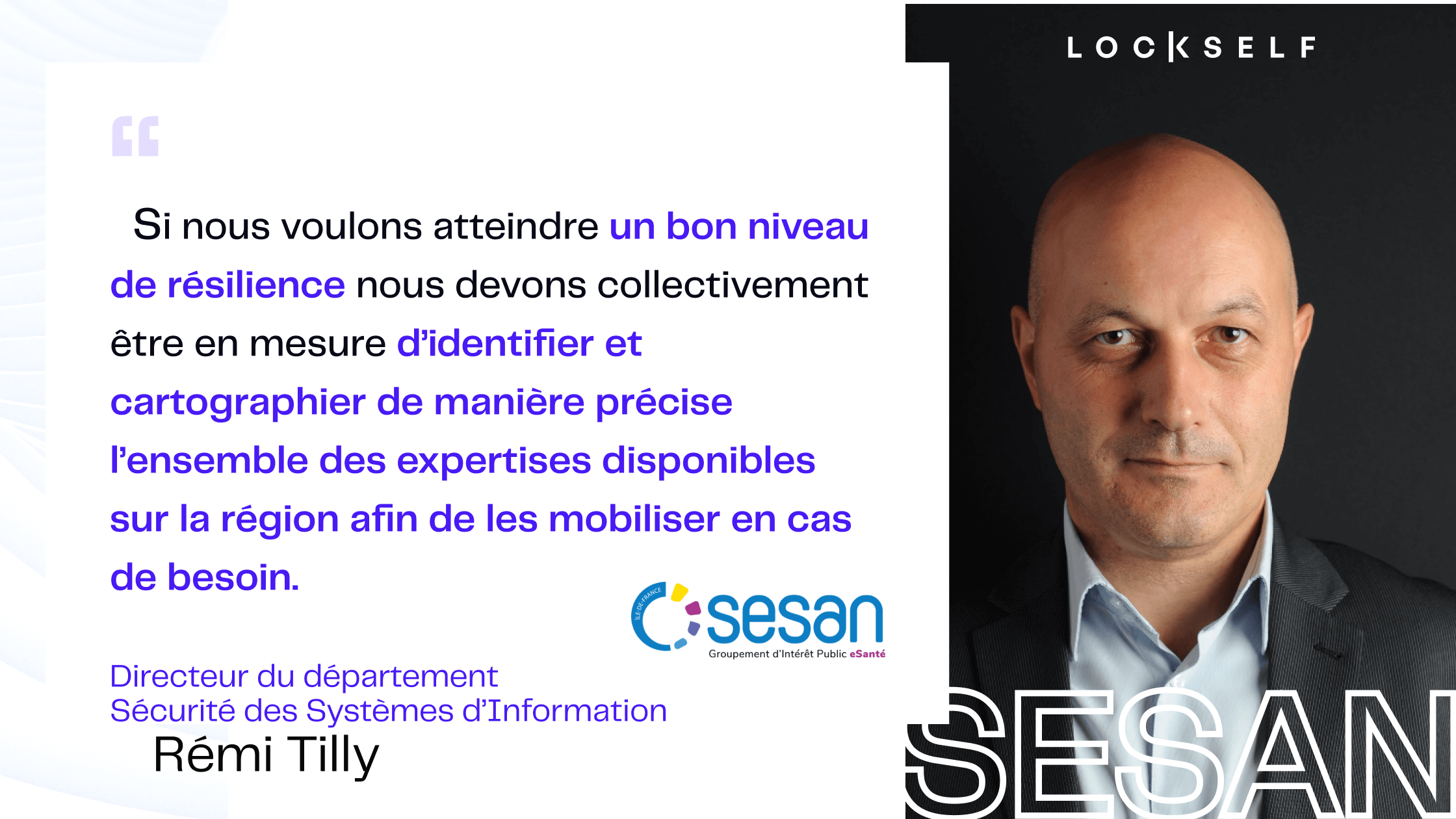 SESAN - Remi Tilly - Directeur du département SSI