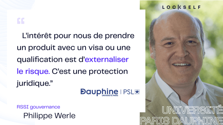 Université Paris Dauphine - Philippe Werle - RSSI gouvernance 